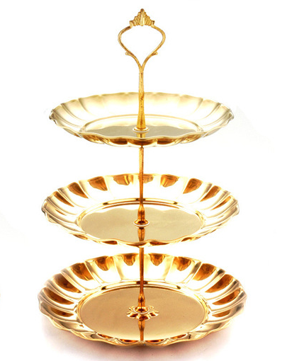 Stainless Steel Fruit and Candy Serving Tray for Home